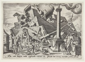 Die Zerstörung des Turms von Babel und die Zerstreuung der Völker