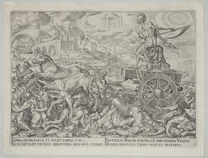 Der Triumph des Todes von Philips Galle