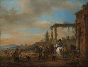 Die Reitschule von Philips Wouwerman