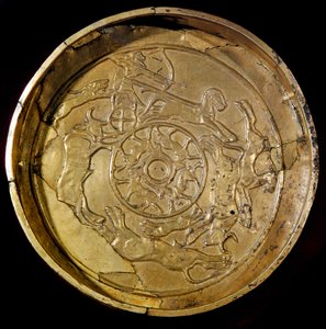 Phönizische Kunst: Goldplatte mit königlicher Jagdszene