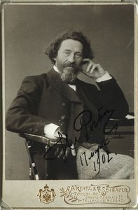 Porträt des Künstlers Ilja Repin 1844-1930