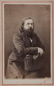 Porträt des Dichters Théophile Gautier 1811-1872
