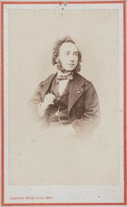 Porträt des Geigers und Komponisten Camillo Sivori 1815-1894 von Photo studio Trantoul Père and Fils.