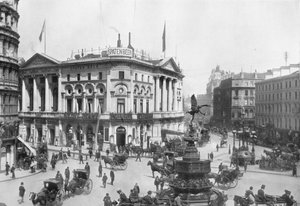 Piccadilly Circus, Westminster, London, ca. 1910-1911