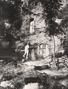 St. Roberts Kapelle, Knaresborough, 1924-1926 von Photochrom Co Ltd of London