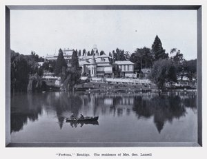 "Fortuna," Bendigo, die Residenz von Mrs. George Lansell (s/w Foto) von Photographer Australian