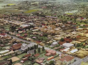 Queensland, Australien: Toowoomba aus der Luft (Foto)