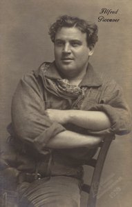 Alfred Piccaver, britisch-amerikanischer Opernsänger (s/w Foto)