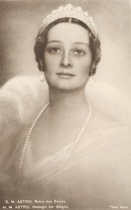 Astrid von Schweden, Königin der Belgier, Gemahlin von Leopold III. von Belgien von Photographer Belgian