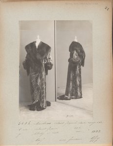 Albumseite: House of Worth, Abendmantel von Photographer French