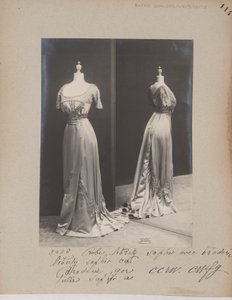 Albumseite: House of Worth, Abendkleid von Photographer French
