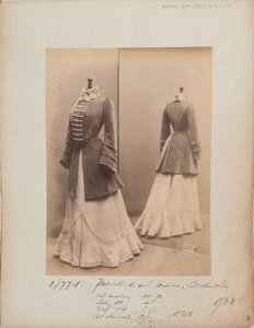 Albumseite: House of Worth, Jacke von Photographer French