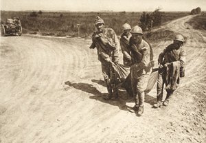 Eine Szene an der Front nördlich von Focsani von Photographer German