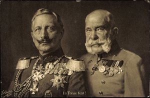 Kaiser Wilhelm II. von Preußen mit Kaiser Franz Josef I. von Österreich, Loyalität