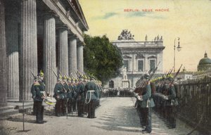 Deutsche Soldaten bei einer Parade vor der Neuen Wache, Berlin