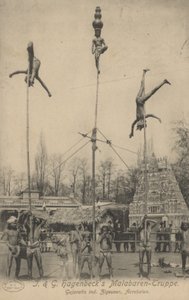 J & G Hagenbecks Truppe von Malabar-Akrobaten