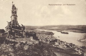 Nationaldenkmal, Denkmal zur Erinnerung an die Vereinigung Deutschlands, Rüdesheim am Rhein, Hessen