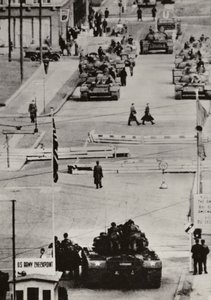 Oktober 1961, Berlin Friedrichstraße