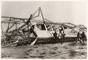 Die Ruinen des Zeppelins LZ10 