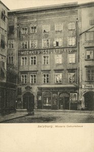 Geburtsort von Wolfgang Amadeus Mozart, Salzburg von Photographer German