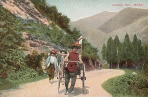 Postzustellung im ländlichen Japan