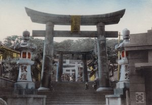 Großer Torii am Suwa-Schrein, Nagasaki