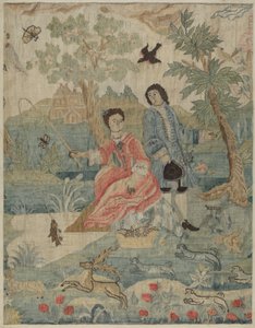 Petit Point Stickerei