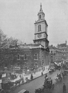 Kirche von St Botolph-without-Bishopsgate, City of London, um 1890 1911