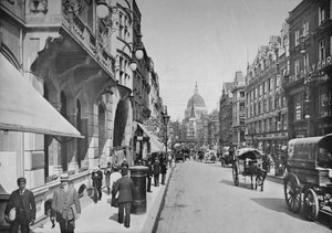 Fleet Street, City of London, ca. 1900-1911 von Pictorial Agency