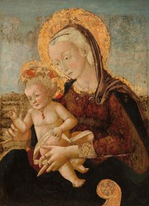 Madonna und Kind, ca. 1475 von Pier Francesco Fiorentino