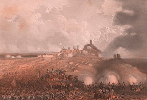 Angriff der Franzosen bei Solferino, Lombardei von Blaise Nicolas Le Sueur