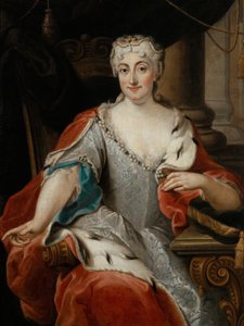 Porträt von Maria Clementina Sobieska (?) von Pier Leone Ghezzi