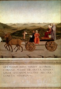 Diptychon des Triumphs von Federico da Montefeltro und Battista Sforza (Detail)