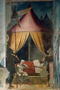 Geschichte des Wahren Kreuzes. Constantins Traum.
