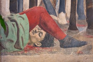 Die Schlacht von Heraklius und Chosroes, (Detail) von Piero della Francesca