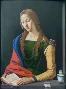 Die heilige Maria Magdalena beim Lesen von Piero di Cosimo