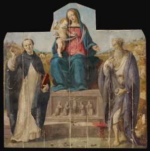 Jungfrau und Kind mit den Heiligen Vincent Ferrer und Jerome