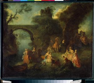 Tanz am Fluss von Pierre Antoine Quillard