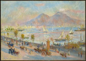 Bucht von Neapel, Abend von Pierre-Auguste Renoir