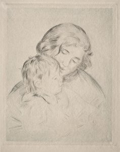 Mutter und Kind von Pierre-Auguste Renoir