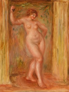 Akt mit Kastagnetten von Pierre-Auguste Renoir
