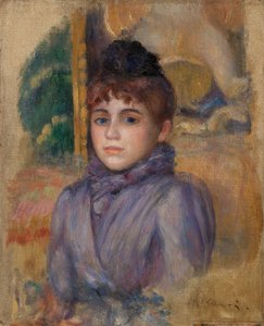 Porträt einer jungen Frau von Pierre-Auguste Renoir