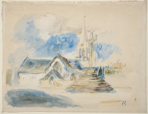 Der Kalvarienberg und die Kirche von Nizon bei Pont-Aven
