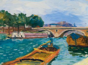 Paris, Pont sur la Seine, ca. 1898-1904 von Albert Marquet