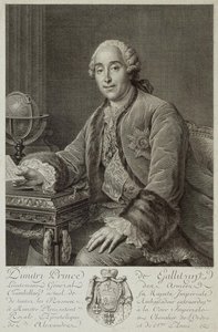 Porträt von Prinz Dmitriy Mikhailovich Golitsyn 1721-1793, 1762 von Pierre Alexandre Tardieu