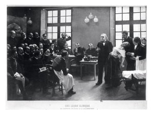 Eine klinische Lektion mit Doktor Charcot in der Salpetriere, 1887 von Pierre Andre Brouillet