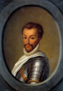 Porträt von Heinrich I. von Bourbon (1552-1588) Prinz von Condé