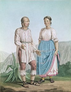 Kostüme der Indianer von Michouacan, aus 
