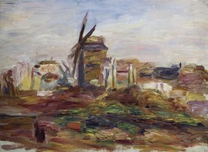 Eine Windmühle