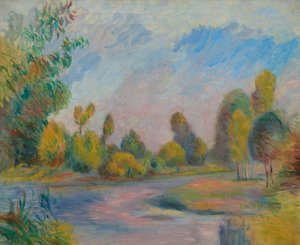 Am Flussufer, 1896 von Pierre Auguste Renoir